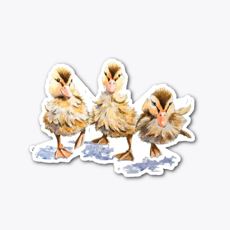 Ducklings Sticker