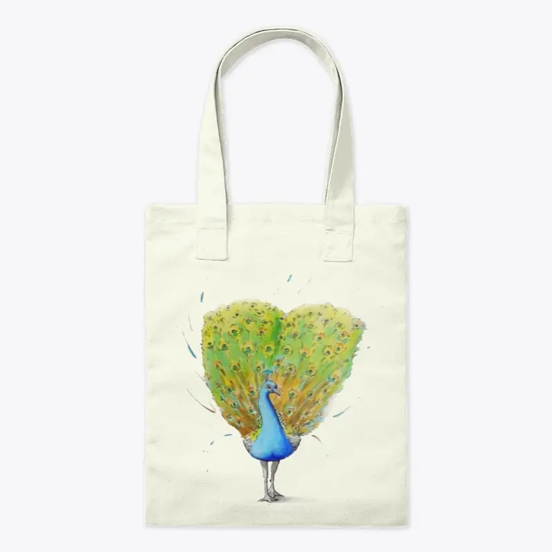 Duran the Peacock Tote